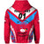 Custom Papua New Guinea Bintangor Goroka Lahanis Zip Hoodie Rugby Original Style Red, Custom Text And Number LT8 - Wonder Print Shop