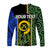 Custom Personalised South Sea Islanders Flag Style Long Sleeve Shirts Vanuatu LT6 - Wonder Print Shop