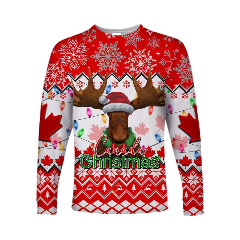 Christmas Moose Canada Long Sleeve Shirts 2022  LT6 - Wonder Print Shop