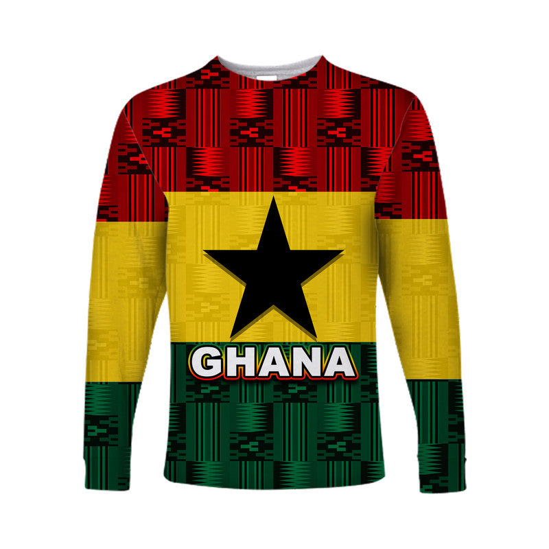 Ghana Republic Day Long Sleeve Button Shirt LT6 - Wonder Print Shop