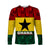 (Custom Personalised) Ghana Flag Mix Patterns Long Sleeve Button Shirt LT6 - Wonder Print Shop