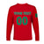 (Custom Personalised And Number) Baseball 2023 Mexico Long Sleeve Shirts Red Style LT6