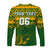 (Custom Personalised And Number) South Africa National Cricket Team Long Sleeve Shirts LT6 - Wonder Print Shop