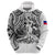 Custom Haiti Hoodie Polynesian Neg Maron White Style LT6 - Wonder Print Shop