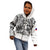 (Custom Personalised) Haiti Kid Hoodie Polynesian Neg Maron White Style LT6 - Wonder Print Shop