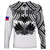 (Custom Personalised) Haiti Long Sleeve Shirt Polynesian Neg Maron White Style LT6 - Wonder Print Shop