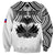 (Custom Personalised) Haiti Sweatshirt Polynesian Neg Maron White Style LT6 - Wonder Print Shop