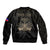 (Custom Personalised) Haiti Bomber Jacket Polynesian Neg Maron Black Style LT6 - Wonder Print Shop