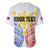 Personalised Philippines Independence Day Baseball Jersey Tribal Sun and Stars Ver 01 LT7 - Wonder Print Shop