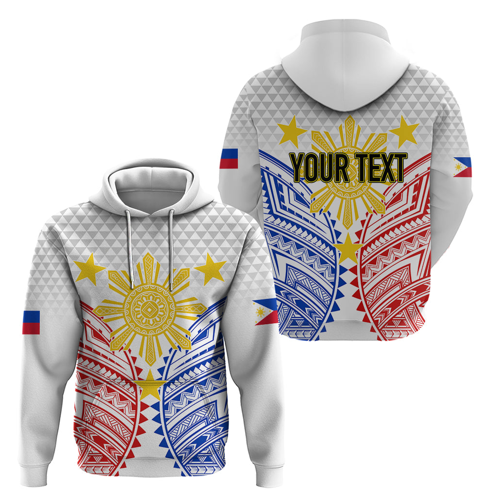 Custom Philippines Independence Day Hoodie Tribal Sun and Stars Ver 01 - Wonder Print Shop