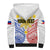 Personalised Philippines Independence Day Sherpa Hoodie Tribal Sun and Stars Ver 01 - Wonder Print Shop