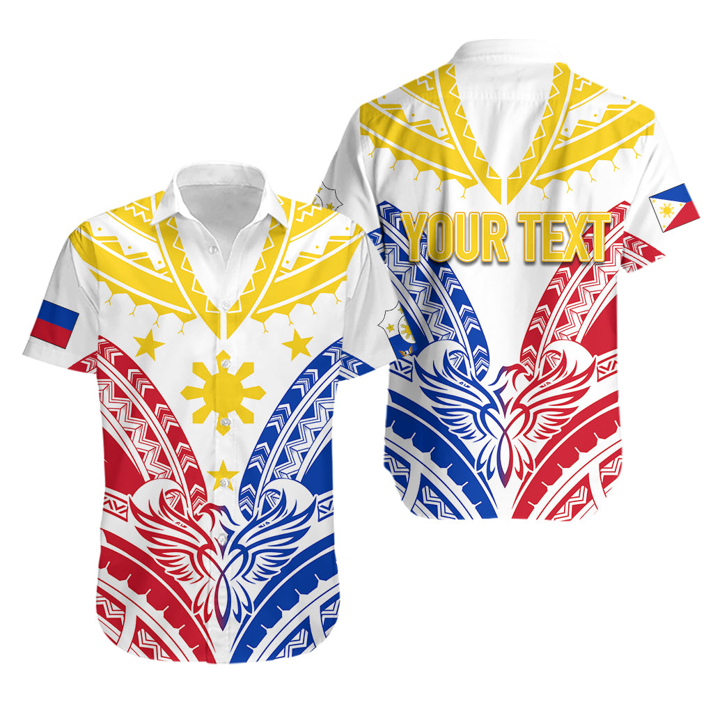 Personalised Philippines Independence Day Hawaiian Shirt Tribal Sun and Stars Ver 02 - Wonder Print Shop