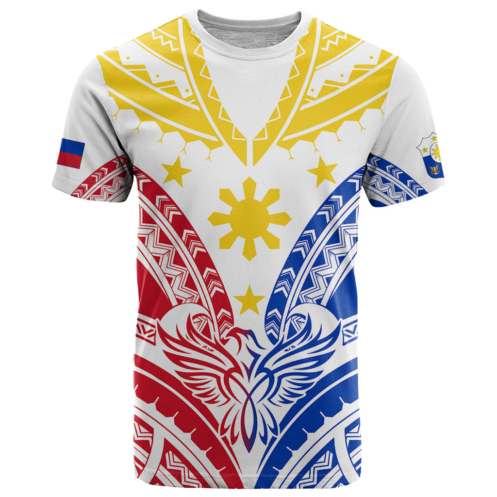 Personalised Philippines Independence Day T Shirt Tribal Sun and Stars Ver 02 - Wonder Print Shop