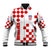 Croatia National Day Baseball Jacket Checkerboard Hrvatska Simple Style 01 LT7 - Wonder Print Shop