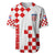 Croatia National Day Baseball Jersey Checkerboard Hrvatska Simple Style 01 LT7 - Wonder Print Shop