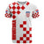 Croatia National Day T Shirt Checkerboard Hrvatska Simple Style 01 - Wonder Print Shop