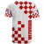 Croatia National Day T Shirt Checkerboard Hrvatska Simple Style 01 - Wonder Print Shop