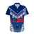 Personalised Samoa Rugby Hawaiian Shirt Manu Samoa Gradient Blue - Wonder Print Shop