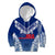 Personalised Samoa Rugby Kid Hoodie Manu Samoa Gradient Blue - Wonder Print Shop