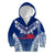 Personalised Samoa Rugby Kid Hoodie Manu Samoa Gradient Blue - Wonder Print Shop