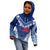 Personalised Samoa Rugby Kid Hoodie Manu Samoa Gradient Blue - Wonder Print Shop