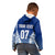 Personalised Samoa Rugby Kid Hoodie Manu Samoa Gradient Blue - Wonder Print Shop