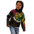 Personalised Vanuatu Kid Hoodie Turtle Chest Tattoo Flag Color - Wonder Print Shop