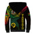 Personalised Vanuatu Sherpa Hoodie Turtle Chest Tattoo Flag Color - Wonder Print Shop