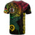 Personalised Vanuatu T Shirt Turtle Chest Tattoo Flag Color - Wonder Print Shop