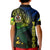 Custom Vanuatu Polo Shirt for Kid Turtle Chest Tattoo Flag Color Malampa - Wonder Print Shop