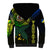 Personalised Vanuatu Sherpa Hoodie Turtle Chest Tattoo Flag Color - Malampa - Wonder Print Shop