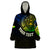 Personalised Vanuatu Wearable Blanket Hoodie Turtle Chest Tattoo Flag Color - Malampa - Wonder Print Shop