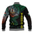 Personalised Vanuatu Baseball Jacket Turtle Chest Tattoo Flag Color - Penama LT7 - Wonder Print Shop