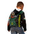 Personalised Vanuatu Kid Hoodie Turtle Chest Tattoo Flag Color - Penama - Wonder Print Shop