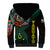 Personalised Vanuatu Sherpa Hoodie Turtle Chest Tattoo Flag Color - Penama - Wonder Print Shop