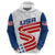 Custom USA Baseball Star Spangled Simple Style Hoodie - Wonder Print Shop