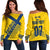 Sweden Ice Hockey Championship 2023 Three Crowns Off Shoulder Sweater - Wonder Print Shop