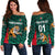 (Custom Personalised) Bangladesh Cricket Off Shoulder Sweater Special Style The Tigers LT8 - Wonder Print Shop