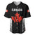 (Custom Personalised) Canada Cricket Baseball Jersey Maple Leaf Unique Style - Black LT8 - Wonder Print Shop