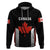 Custom Canada CrickeHoodie Maple Leaf Unique Style Black LT8 - Wonder Print Shop