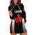 (Custom Personalised) Canada Cricket Hoodie Dress Maple Leaf Unique Style - Black LT8 - Wonder Print Shop