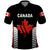 Custom Canada Cricket Polo Shirt Maple Leaf Unique Style Black LT8 - Wonder Print Shop