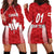 (Custom Personalised) Canada Cricket Hoodie Dress Maple Leaf Unique Style - Red LT8 - Wonder Print Shop