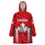 (Custom Personalised) Canada Cricket Wearable Blanket Hoodie Maple Leaf Unique Style - Red LT8 - Wonder Print Shop