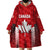 (Custom Personalised) Canada Cricket Wearable Blanket Hoodie Maple Leaf Unique Style - Red LT8 - Wonder Print Shop