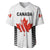 (Custom Personalised) Canada Cricket Baseball Jersey Maple Leaf Unique Style - White LT8 - Wonder Print Shop