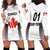 (Custom Personalised) Canada Cricket Hoodie Dress Maple Leaf Unique Style - White LT8 - Wonder Print Shop