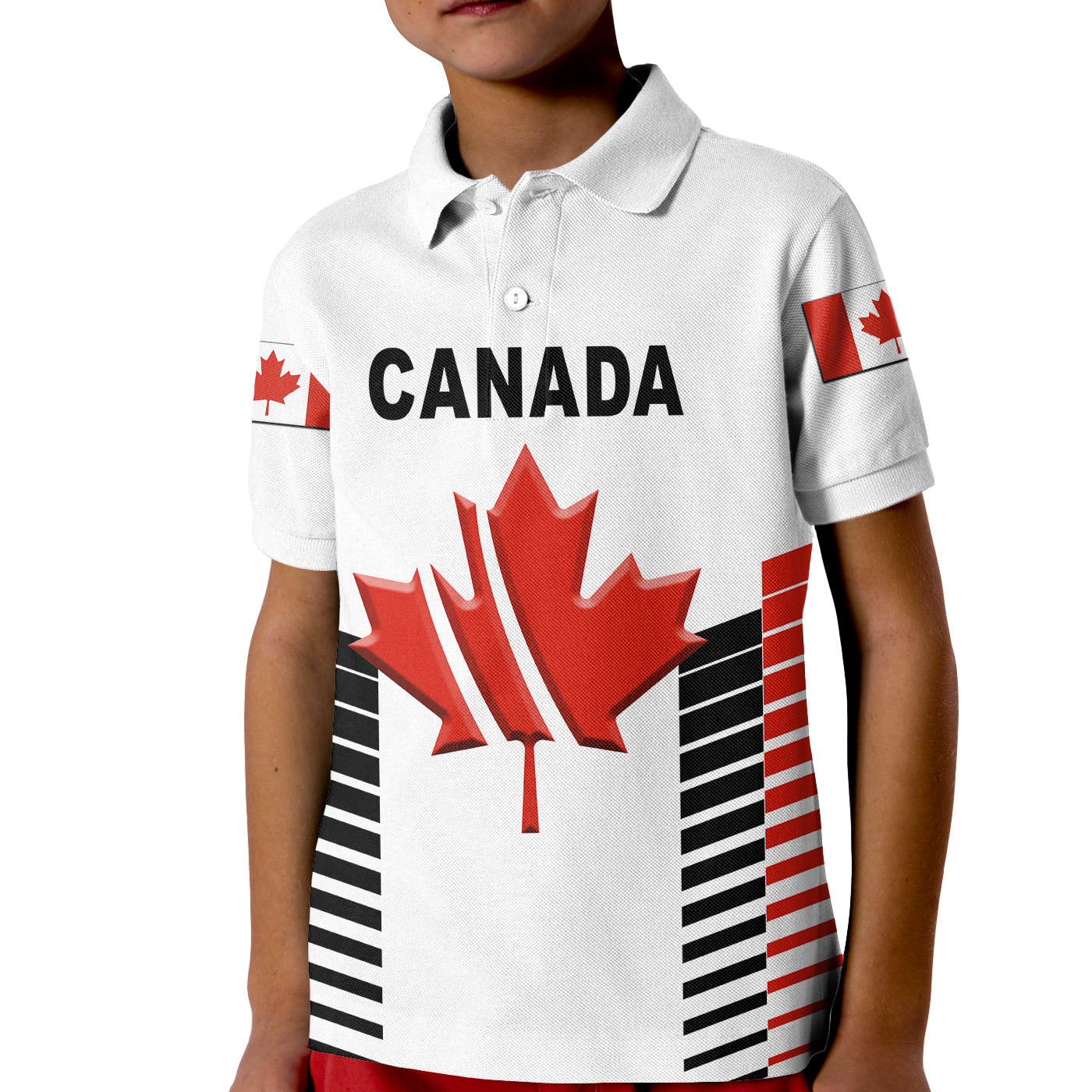 Custom Canada Cricket Polo Shirt for Kid Maple Leaf Unique Style White LT8 - Wonder Print Shop