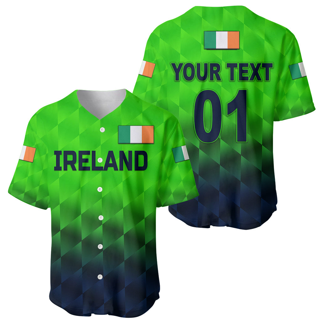 (Custom Personalised) Ireland Cricket Baseball Jersey Unique Style LT8 - Wonder Print Shop