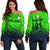 (Custom Personalised) Ireland Cricket Off Shoulder Sweater Unique Style LT8 - Wonder Print Shop